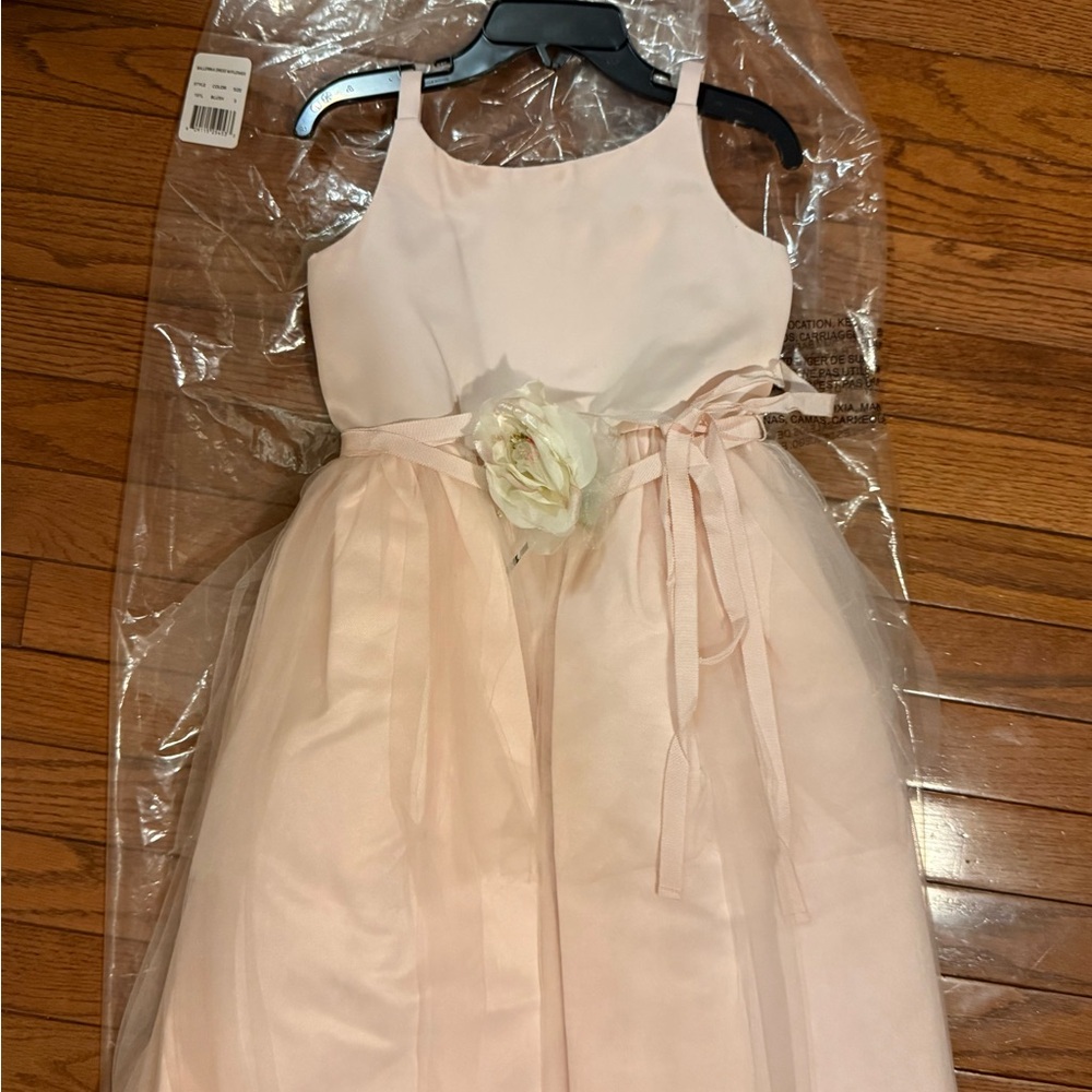 Flower Girl Pink Tulle Dress